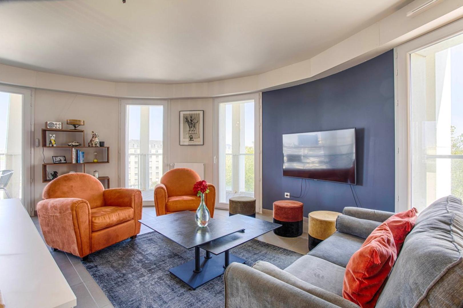 Panoramic Suite Unique View & Private Parking Caen Exterior photo